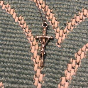 Sterling silver chain with Crucifix